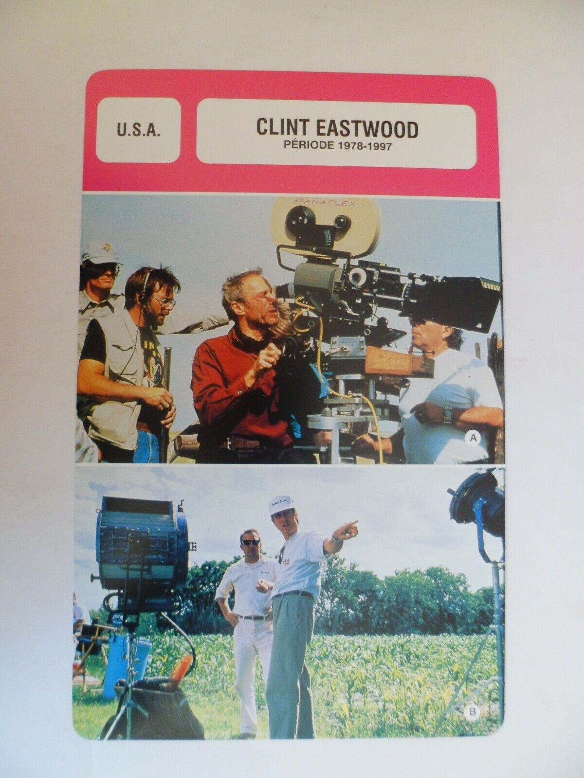 CARTE FICHE CINEMA   CLINT EASTWOOD PERIODE 1978-1997
