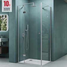 Dusche Duschkabine 90x90 80x80 Eckdusche Duschabtrennung H:190cm ESG NANO R05