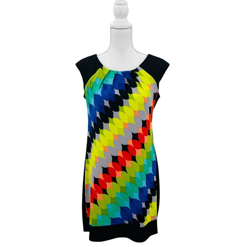 Maggy L Womens Shift Dress Go Go Mod Retro Design Polyester Spandex 8P |  eBay