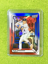 Alex Bregman SSP /10 RED WHITE & BLUE PRIZM CARD ASTROS 2019 Panini National VIP