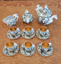 Capodimonte numerato - servizio caffè da 6 completo - Vintage anni '50 