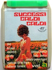 CARTRIDGE TRACK TAPE CASSETTA STEREO 8 SUCCESSI CALDI GATES COCCIANTE