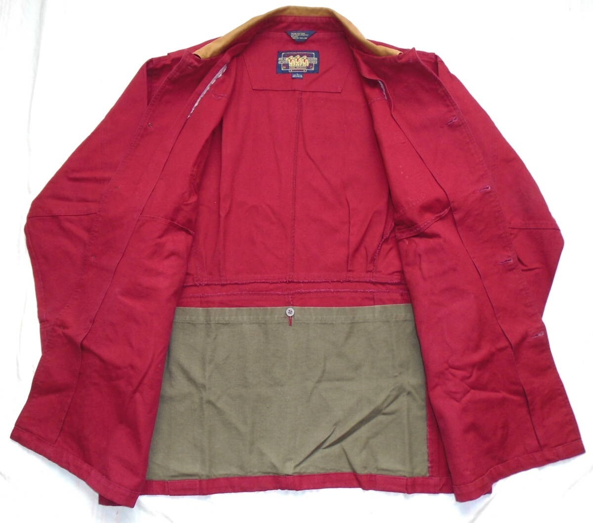 Vintage 80s Ralph Lauren Chaps Mens Large Class A Red Hunting