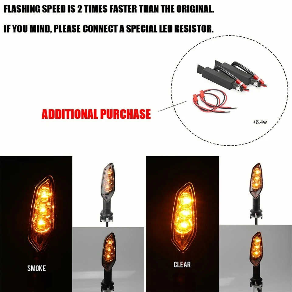 Задние светодиодные указатели поворота для YAMAHA TENERE XTZ 700 250 Super Tenere XTZ1200 - Изображение 4 из 4