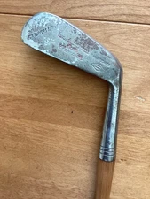 Antique Hickory Wood Shaft Great Lakes Tommy Armour Open Champion Jigger Golf Cl