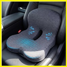 Memory Foam Car Seat Cushion Ergonomic Driver Seat Cushion for Sciatica T...