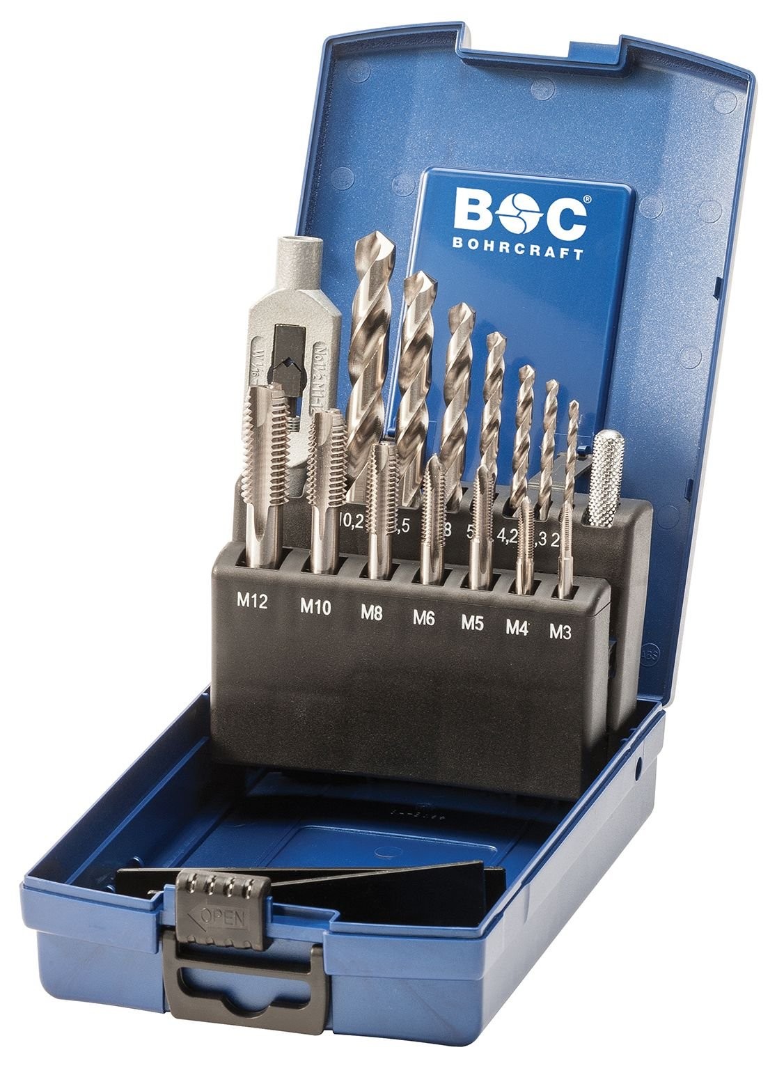 Coffret de forets HSS-G M3-M12 Craft en boîtier ABS robuste et durable
