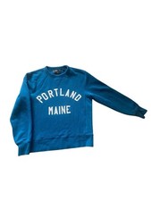 Todd Snyder LL Bean Portland Maine Crew Neck Sweatshirt Teal Size M