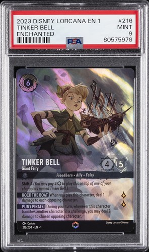 Tinker Bell - Giant Fairy graded PSA 9 for sale on eBay