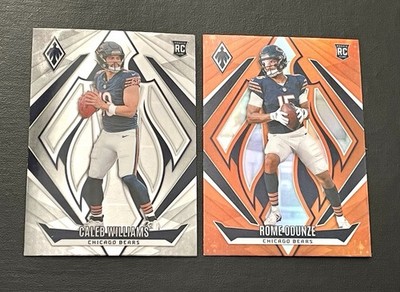 2024 Panini Phoenix Orange Prizm Rome Odunze #236 Rookie +Caleb Williams RC #151