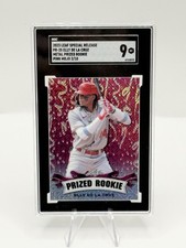 2023 Leaf Metal Prized Rookie PR-25 Elly De La Cruz Pink Mojo 2/10! 🔥 Mint 9
