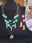 Lot Of 6 Ethnic Tribal SW Chicos Faux & Natural Stone Necklace Mixed Jewelry  — photo 8
