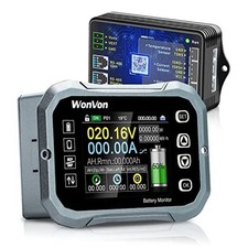 Battery Monitor with Shunt 400A 0V-120V Battery Monitor for RV Motorcycle