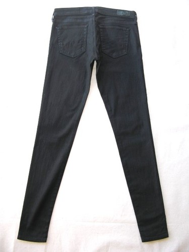 AG Adriano Goldschmeid Absolute Legging Extreme Skinny Jean Wm Sz 27 Black L29