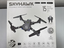 Skyhawk Foldable Video GPS Drone With Guard Rails DRONES