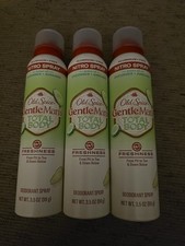 3 Pack Old Spice GentleMan Total Body Cucumber Avocado Deodorant Spray F4 