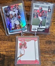 Brian Robinson Jr. 3 Card Lot Rookie Alabama Bowman Chronicles Plates & Patches