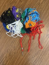 Lot of 50 New ID Badge Lanyards   Assorted Colors   Swivel Clip   Bulk