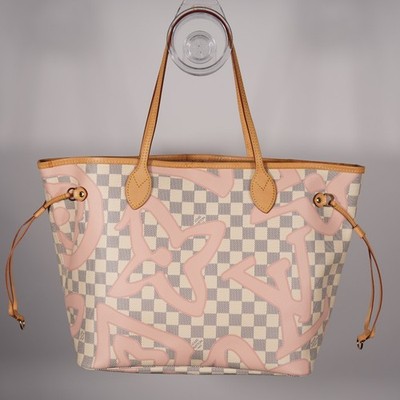 Louis Vuitton LV Damier Azur Tahitienne Neverfull MM Tote Bag ===