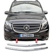 Edelstahl Leisten Stoßstange vorne passend für MB Vito V-Klasse | W447 | BJ 2014