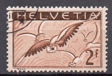Schweiz 245x, Flugpost  1930, gestempelt