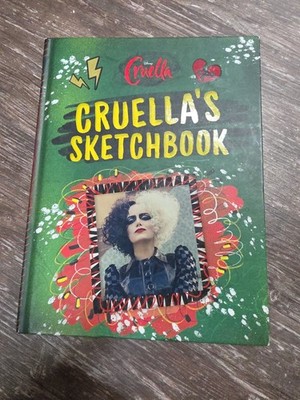 Cruella s Sketchbook Disney 2021 Hardcover Fashion Art Journal Collectible Book