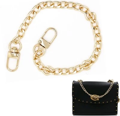 CICIING Taschenkette Gold, Metall Kette Schulterriemen, Schultergurt für Taschen,