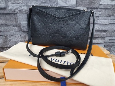 NEU! Original Louis Vuitton Pallas BB Empreinte Leder Schwarz