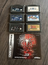 GBA Games Bundle & Spider-Man 3 Manual - Authentic & Tested