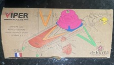 Cubo de víbora La Mandoline De Buyer 19,3 2,0 Francia sistema cortador de verduras cuchillas