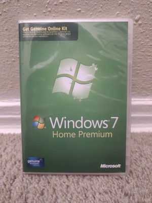Microsoft Windows 7 Home Premium Full 32 Bit & 64 Bit DVD MS WIN No Retail Box 