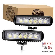 2pcs 18w Led Light Bar Work Spot Beam Pods Off Road Driving Fog 2pcs Led Pods 2pcs 18w Led Light Bar Work Spot Beam Pods Off Road Driving Fog 2pcs Led Pods