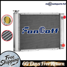 Universal 19x26 2row Radiator Fit Double Pass Chevy Sbc 350 Crossflow Style Us