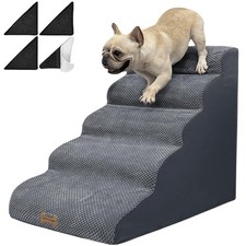 5-Step Dog Stairs for 23 Inch High Beds  20-30 Inch Couch Bed, Non-Slip Bala...