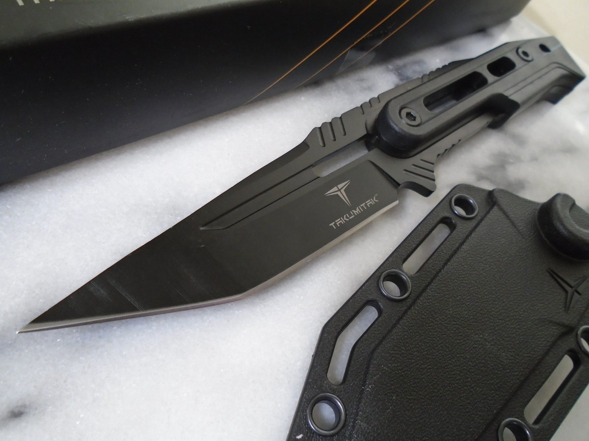 Takumitak Heat Tanto Knife Full Tang 3Cr13 Hunter Fixed Blade