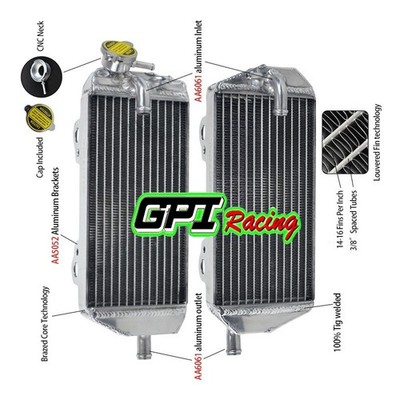 Alumi Kühler RADIATOR For 1999-2006 GAS GAS EC200/EC250;1999-2006 GAS GAS EC300