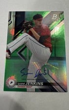 2019 Bowman Platinum Top Prospects Liam Jenkins #TOP-50 Green Foil 39/99