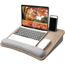Laptop Lap Desk - Portable Lap Desk with Pillow Cushion, Fits up to 15.6 inch La