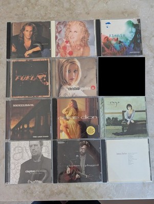11 CD Lot: Adult Contemporary/Pop Rock Mixed Artists [Original][70s, 90s, 2000s]
