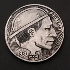 1930 Buffalo Nickel – Classic Style Hobo Nickel - Hand‑Cut Portrait