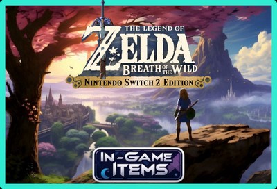  Legend of Zelda: Breath Of The Wild In-Game Items Switch 2 