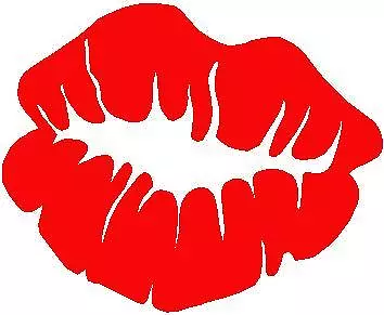 Lip kiss sticker online