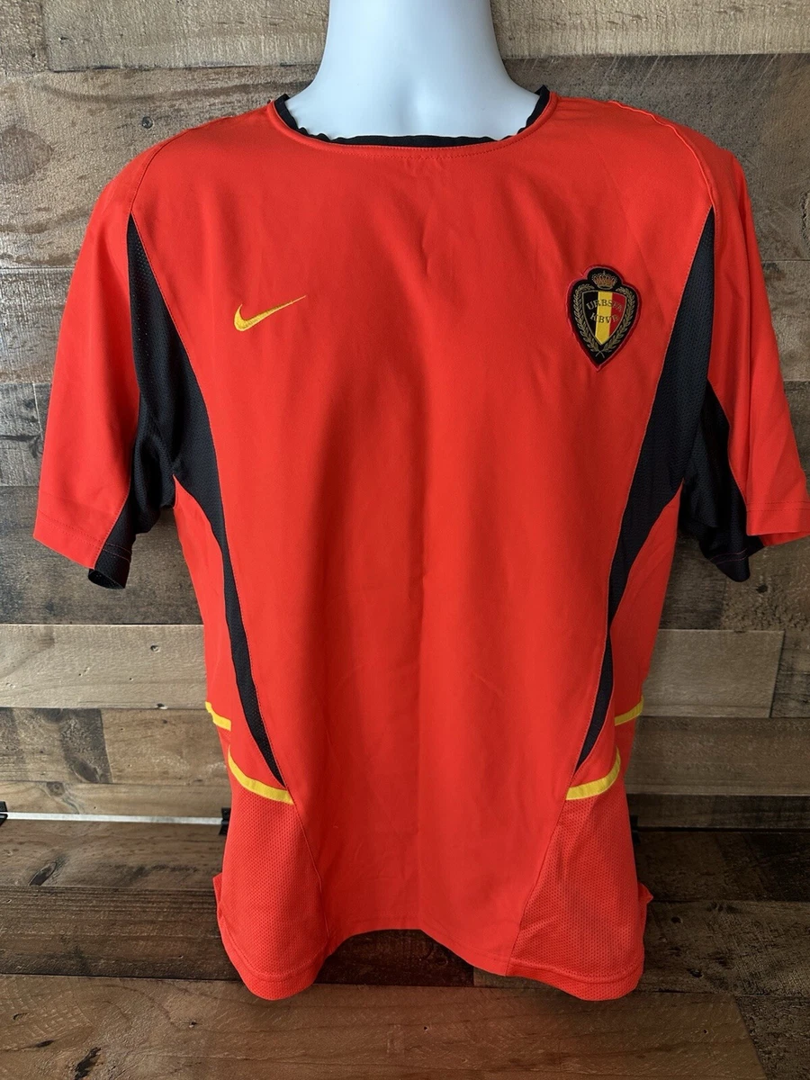 Nike ベルギー代表 ユニフォーム　2002-2004 Lサイズ　未使用品 Nike Belgium National Team Soccer Jerseys for sale | eBay