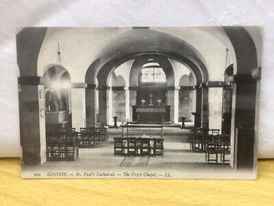 London.- St. Paul's Cathedral.- The Crypt Chapel. LL.  AK Nr.160 unbespielt