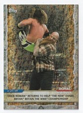 2020 Topps WWE Road to WrestleMania Foilboard #84 Erick Rowan