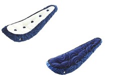 Custom Vintage Banana Seat Velour 5-Buttons for 20" Stingray Lowrider Bike BLUE