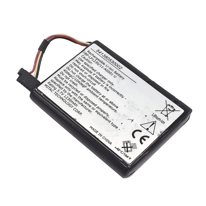 Mitac 3.7V 1230mAh Battery 541380530002 BP/LP1230/11/A0001U For Navman N20 S20 - Image 2 of 4