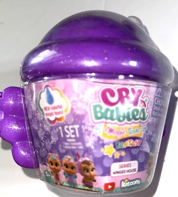 IMC Toys Cry Babies Magic Tears Winged House Fantasy Doll Toys  Series Frog New