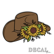 Cowgirl Vinyl Decal Sticker Indoor Outdoor 4 Sizes