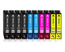 10er Pack Tintenpatronen kompatibel mit Epson WorkForce WF-2930